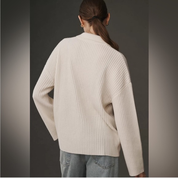 Reformation Fantino Cashmere Collared Cardigan S - Picture 7 of 12